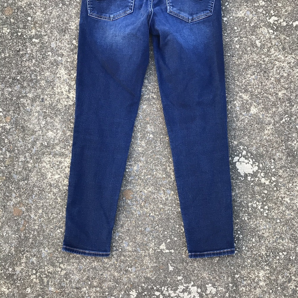 American Eagle Jeans Jeggings Super Stretch Crop Jeans Size 2 Long  LNC Dark - Picture 10 of 12